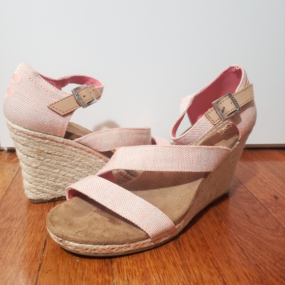 Toms Shoes - Toms Clarissa Espadrilles Wedge Sandals (7…